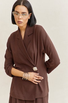 Жакет FLAIM 2116 коричневый - фото 2