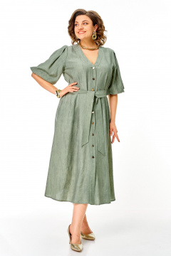 Платье VI ORO VR-1275 олива - фото 4