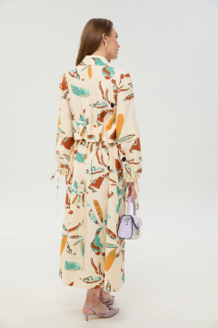 Брюки, кардиган, топ NikVa 976-9 мята_и_бохо_мультиколор - фото 2