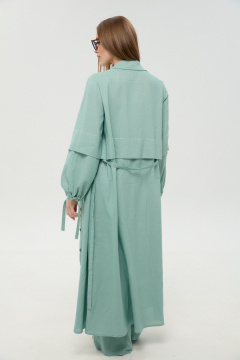 Брюки, кардиган, топ NikVa 976-10 мята - фото 2