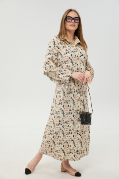 Брюки, кардиган, топ NikVa 976-12 песок_и_песок_мультиколор - фото 2