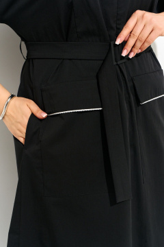 Платье IVA 1716 черный - фото 5