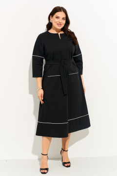 Платье IVA 1716 черный - фото 1