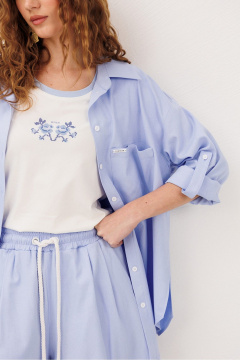 Шорты Butеr 3309 голубой - фото 5