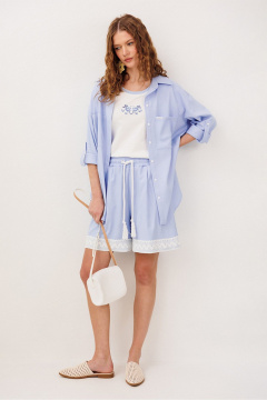 Рубашка Butеr 3317 голубой - фото 3