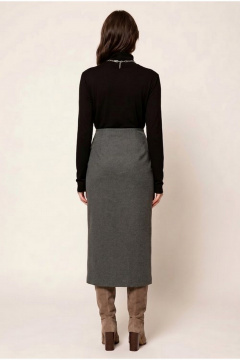 Юбка Nova Line 3796 серый - фото 4