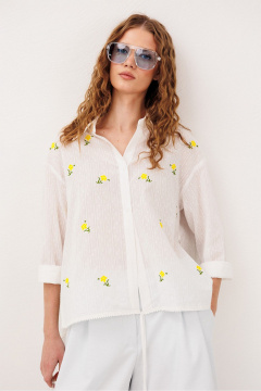 Блуза Butеr 3333 молочный - фото 1