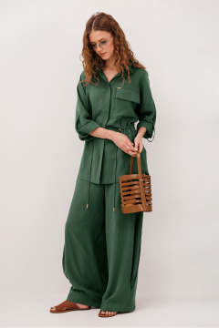 Брюки, рубашка Butеr 3336 изумруд - фото 2