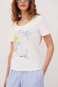 Футболка Butеr 3338 молочный - фото 2