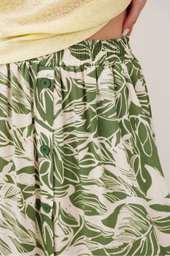 Юбка Butеr 3342 принт-листья - фото 3