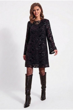 Платье Nova Line 50384 чёрный - фото 1