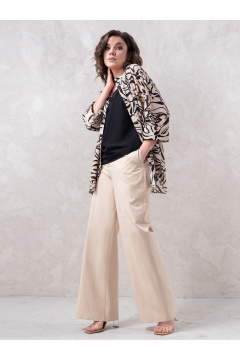 Брюки Erika С-145-1 бежевый - фото 3