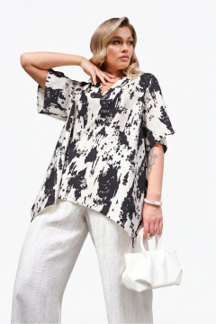 Блуза Erika 1737-5 серый - фото 3