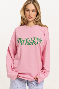 Джемпер JRSy 2676 розовый - фото 1