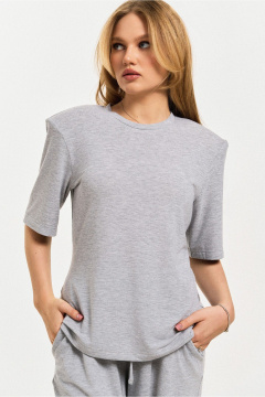 Джемпер JRSy 2688 меланж_серый - фото 1