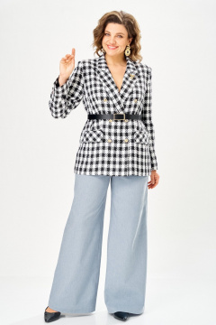 Брюки Andina city 2033-26 голубой - фото 3