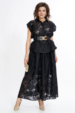 Блуза, юбка Alani Collection 2520 черный - фото 1