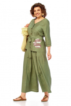 Блуза, брюки Matini 1.1810 зеленый - фото 3