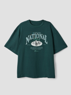 Футболка Mark Formelle 111892/25-5209П-0 т.зеленый_печать1_3_сл_на_пол_2_сл_на_спинке - фото 2