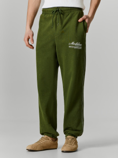 Брюки Mark Formelle 181262-2/25-ОБР5433П-7(3) ACID_WASH_т.зеленый_печать_009.2_Эйсид_1_сл_ - фото 2