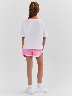 Футболка, шорты Mark Formelle 397769/26-45389П-7 белый_фламинго_печать_2_сл_на_пол - фото 2