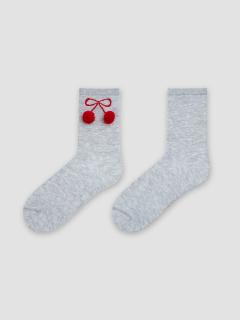 Носки Mark Formelle 430K-3536/B3-26430K-1 св.серый_меланж_рис.3536 - фото 2