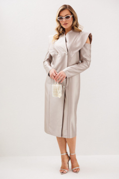 Платье Anastasia м-1348.1 жемчужно-бежевый - фото 4