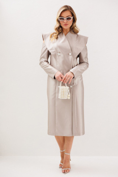 Платье Anastasia м-1348.1 жемчужно-бежевый - фото 1