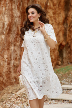 Платье Vittoria Queen 27843 молочный - фото 1