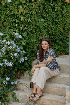 Брюки Vittoria Queen 28613бр бежевый - фото 5