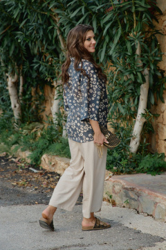 Брюки Vittoria Queen 28613бр бежевый - фото 4