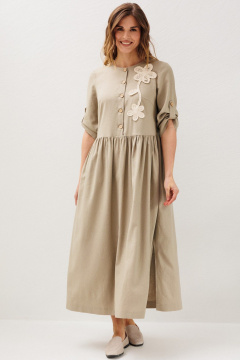 Платье Ларс Стиль 1228 бежевый - фото 1
