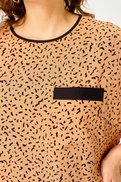 Блуза, брюки DaLi 7044.2 капучино - фото 3