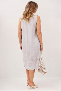 Платье Fantazia Mod 4850/1 светло-серый - фото 2