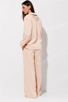 Брюки, жакет V&N Fashion 1143 светло-бежевый - фото 3