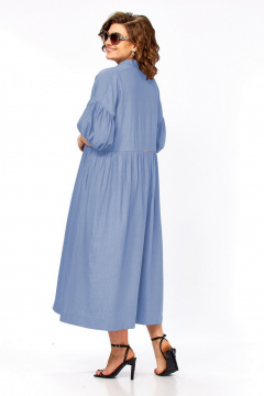 Платье Милора-стиль 1451 голубой - фото 2