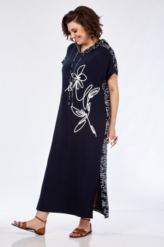 Платье Jurimex 3514-2 синий - фото 2