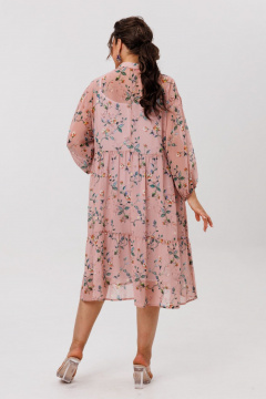 Платье Anelli 1657 пудровый-сад - фото 3