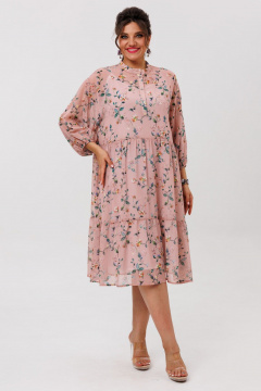 Платье Anelli 1657 пудровый-сад - фото 2