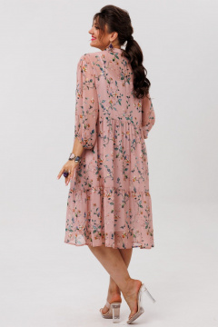 Платье Anelli 1657 пудровый-сад - фото 1