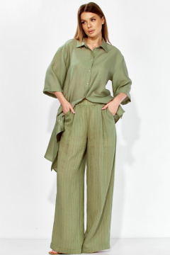 Брюки, туника Laikony L-444 олива - фото 3