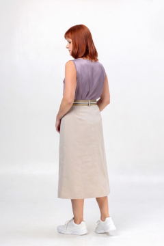 Юбка Соджи 661 бежевый - фото 2