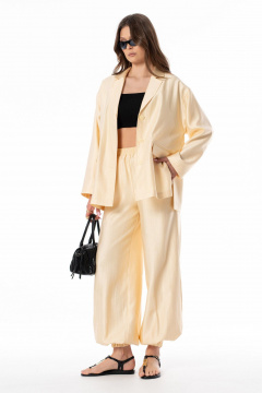 Брюки SILVERSPICE S-3527 желтый - фото 2