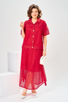 Жакет, юбка Romanovich Style 2-2904 красный - фото 2