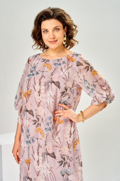 Платье Romanovich Style 1-2792 пудровый - фото 5