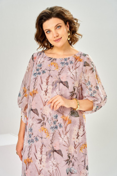 Платье Romanovich Style 1-2792 пудровый - фото 4