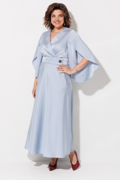 Платье ANASTASIA MAK 1309 голубой - фото 2