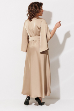 Платье ANASTASIA MAK 1309 песочный - фото 4