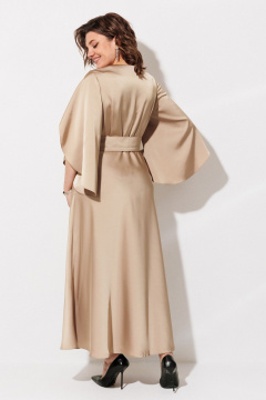 Платье ANASTASIA MAK 1309 песочный - фото 3