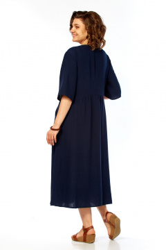 Платье Диомант 2182 синий - фото 2